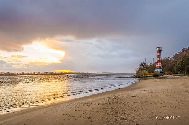 Sonnenplätze an der Elbe