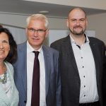 Angela und Egbert Meyer-Lovis, mit Elmar Meyer-Lovis und seiner Lebensgefährtin Rebecca