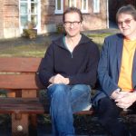 Martin Gorecki (ProQuartier Hamburg GmbH) und Ulli Engelbrecht (2. Vorsitzender des Bürgervereins Rissen)