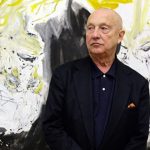Georg Baselitz in der Gagosian Gallery in London, 2016 (Foto: Wordpress)