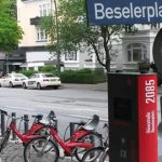 Die neue StadtRad-Station am Beselerplatz: Das Verleihsystem dehnt sich weiter Richtung Westen aus.