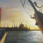 „Bilderwelten“  –  Acrylmalerei in der VHS Wedel. Foto: Cornelia Mayer-Schwab