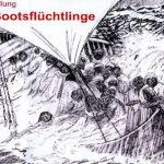 Eine Zeichnung aus der Ausstellung von Dr. Dieter Wegner