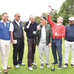 Beste Stimmung beim Abschlag