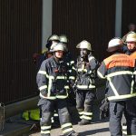 PKW-Brand in Tiefgarage