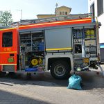 PKW-Brand in Tiefgarage