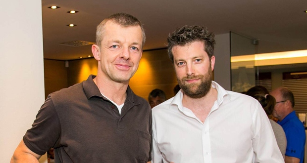 Dr. Thomas Maiberger vom Kinderkrankenhaus Altona und Andreas Köpf