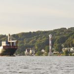 Elbe bei Blankenese – Schlick ist set der Fahrrinnevertiefung ein großes Problem