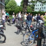 Mit dem Bürgerverein Rissen zu den Holmer Sandbergen radeln