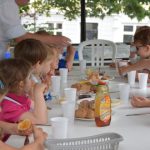 Beim gesunden Frühstück