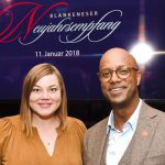 Zweite Bürgermeisterin Katharina Fegebank mit Moderator Yared Dibaba © Carsten Genz