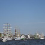 Die Schiffsparade ist eines der Highlights des Hafengeburtstages.