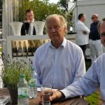 Veranstalter Martin Schmidt, Martin Freiherr von Jenisch und der ehemalige Veranstalter Heinz Hinrichsen bei der Eröffnung am 23. Juni