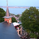 Traumhafte Sommerstimmung hoch über der Elbe bei der Klönschnack Sommernacht
