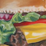 Das Kunsthaus Schenefeld präsentiert gemalte Leckereien Foto: Melanie Steffens