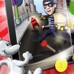 Haspa-Maskottchen „Manni, die Maus“ jagt Räuber in der neuen Spiele-App. (Bild: Haspa)