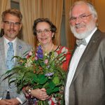 Michael Petermann mit Maike Lütges und Markus Menke