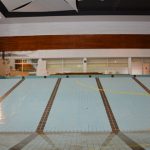 Ein seltener Anblick: Das leere Becken in der Simrockstraße