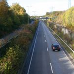 Der Rissener Canyon – ein Teil der völlig überlasteten B431.