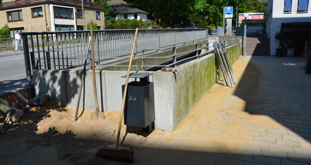 Bis vor Kurzem standen hier noch zahlreiche Fahrradständer