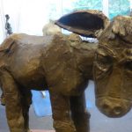 Künstler Peter Märker (POM) schuf diesen Esel