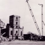 Zerstörte St. Trinitatis Kirche in Altona (1943). Foto: Stiftung Historische Museen Hamburg, Altonaer Museum