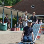 Michael Gulak (1a) auf der Rollenrutsche