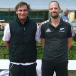 Turniersieger Bert Schleper (rechts) und Zweitplatzierter Tobias Führmann.