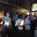 Randy Thom beim Soundcheck im alten Elbtunnel