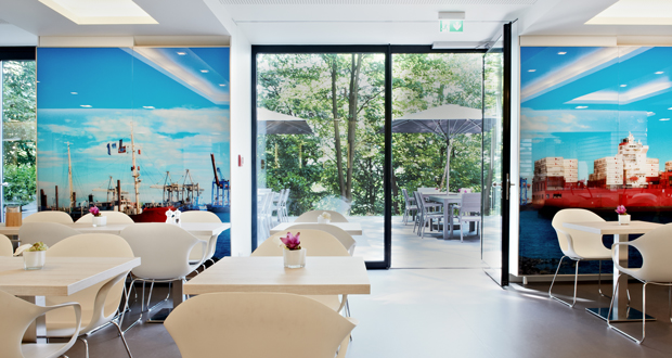 Die Cafeteria Elbblick des Tabea Krankenhauses