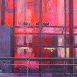 Reflexionen, Glas und Metall aus der Hafencity, Werk von Ute Bresch