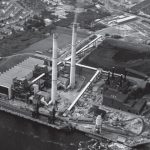 Das Wedeler E-Werk der HEW, 1964 (Foto: Stadtarchiv Wedel)