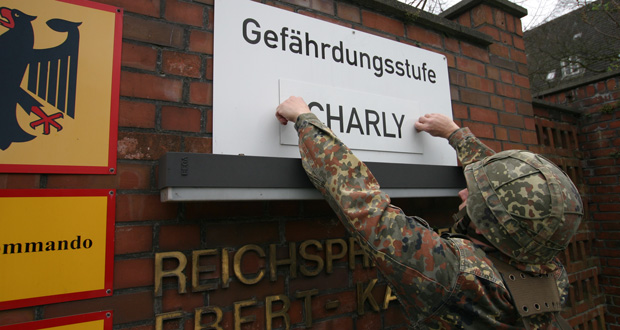 In der Kaserne findet eine Übung statt (Foto: Bundeswehr)