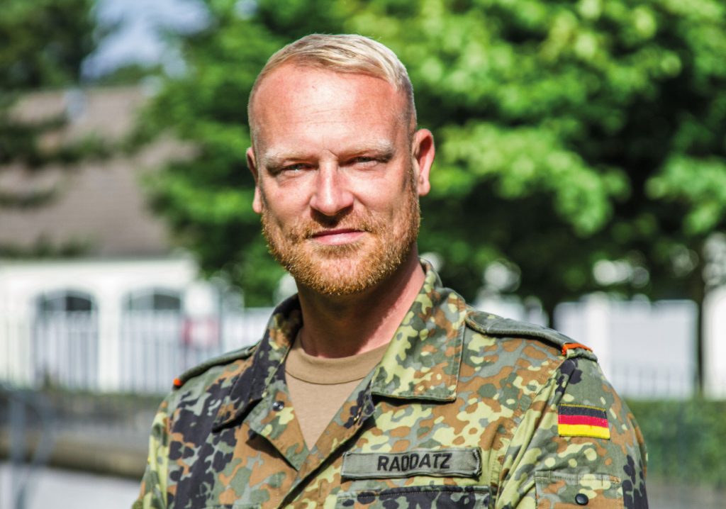 Norman Raddatz ist Oberleutnant der Bundeswehr - Porträt