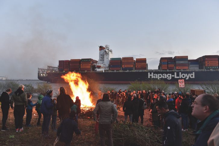 Osterfeuer Blankenese