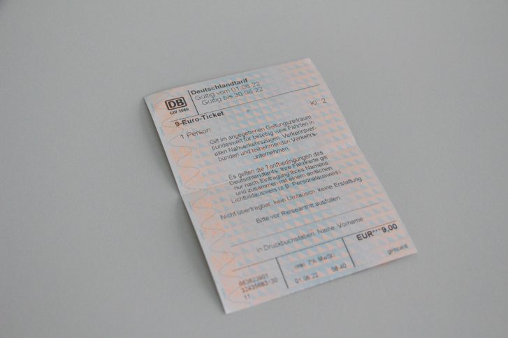 Ein 9-Euro-Ticket