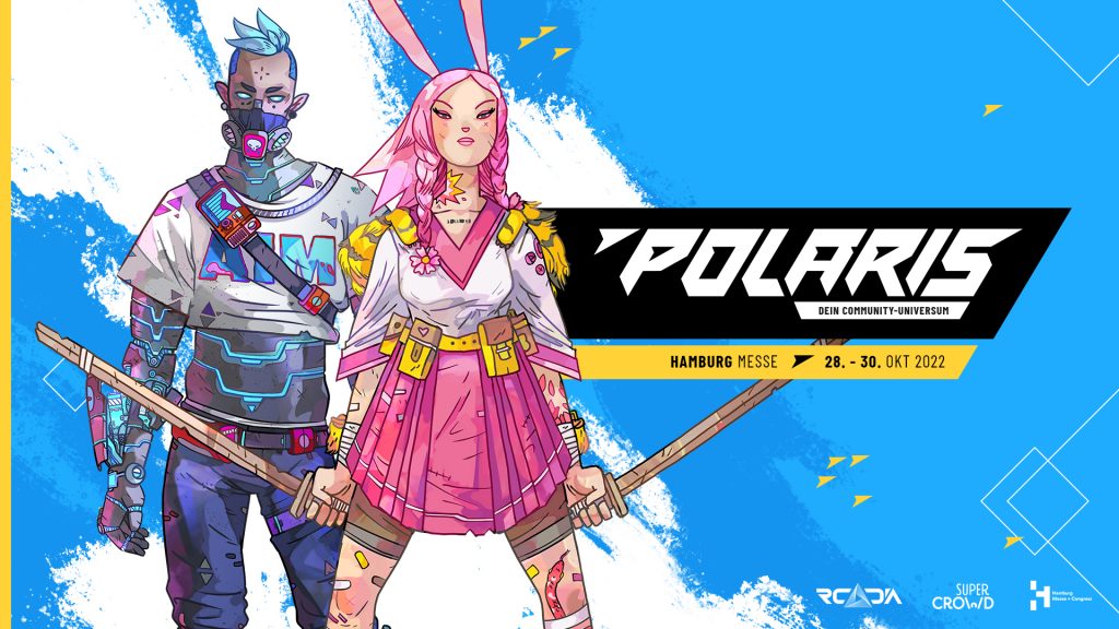 Die Polaris vereint Gaming, E-Sport und japanische Popkultur. // Grafik: Super Crowd Entertainment GmbH