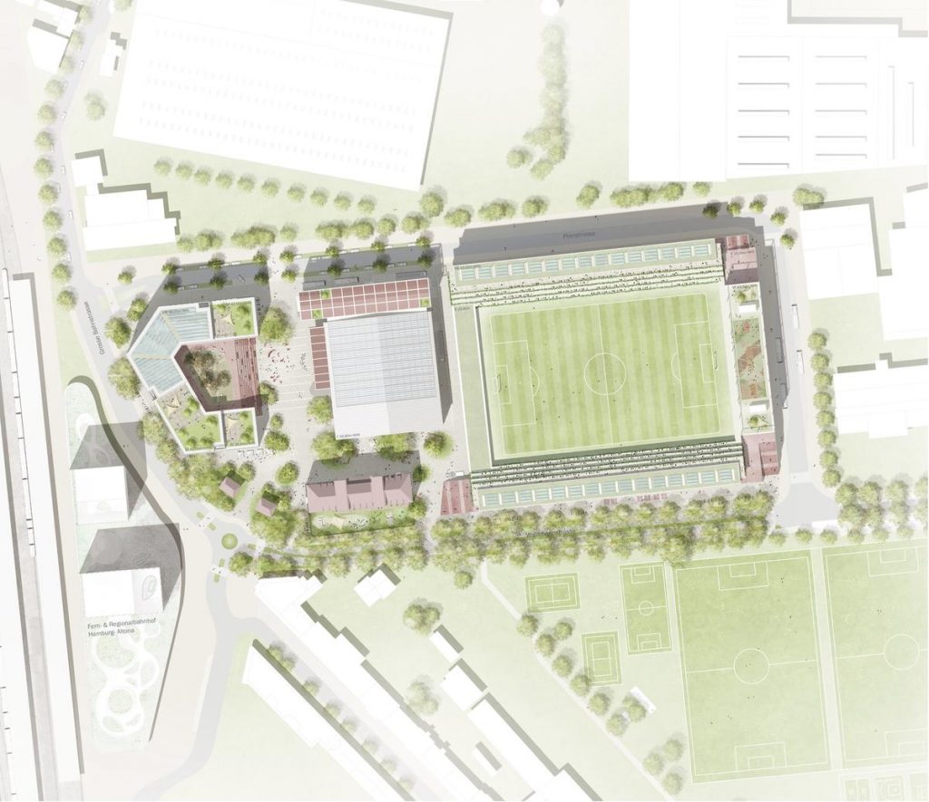 Lageplan und Bebaung // Foto: © gmp Architekten / WES-Landschaftsarchitektur