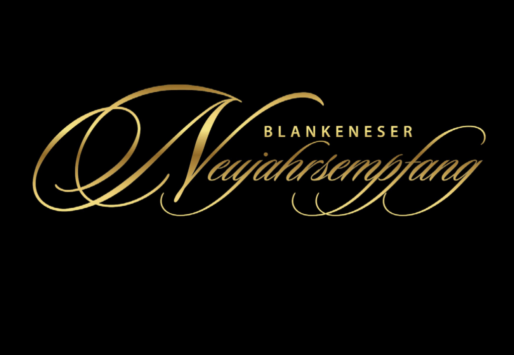 Blankeneser Neujahrsempfang – Logoschriftzug