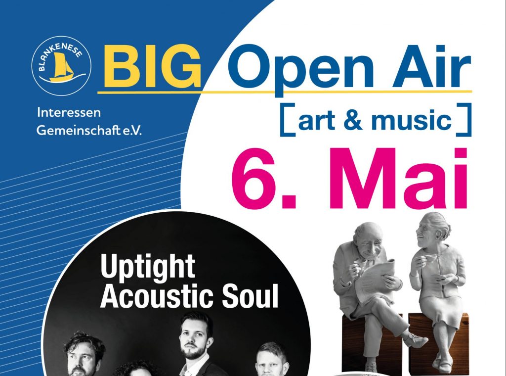 Das BIG Open Air findet am 6. Mai auf dem Blankeneser Marktplatz statt.