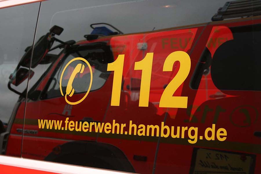 Feuerwehr und Rettungsdienste waren mit 39 Kräften im Einsatz beim Christianeum. // Foto: Feuerwehr Hamburg (Symbolbild)