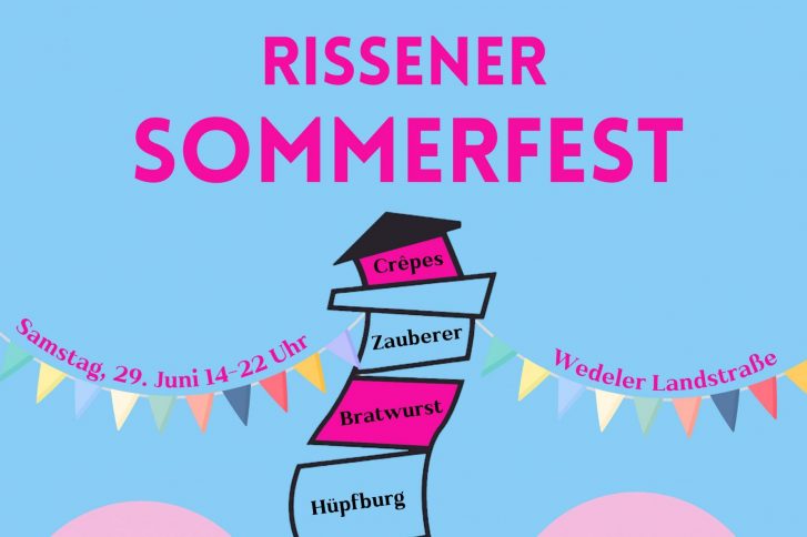Das Rissener Sommerfest bietet am 29. Juni ein herzliches und abwechslungsreiches Programm.