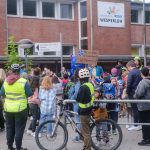Der BiciBus: Eine Fahrraddemo der Grundschule die für den Schulweg mit dem Rad einstand. // Foto: Elternrat Schule Wesperloh