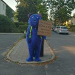 Das Verkehrsmonster der Grundschule Wesperloh wirbt spielerisch für mehr Sicherheit auf dem Schulweg. // Foto: Elternrat Grundschule Wesperloh