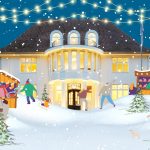 Der diesjährige Weihnachtsmarkt bietet noch mehr kulinarische Angebote. // Grafik: Haus Rissen