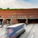 Die A7 führt auch durch den Elbtunnel