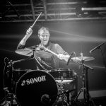 Moritz Kruit am Schlagzeug
