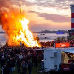 Der Sanitätswachdienst beim Osterfeuer 2 // Foto: Felix Cassens