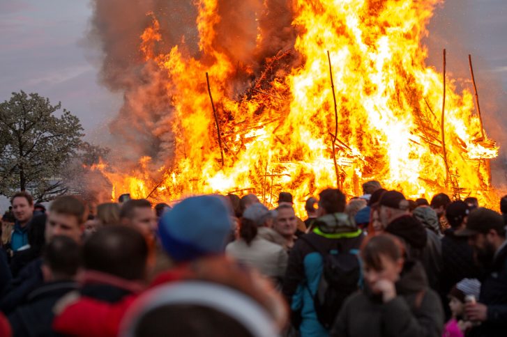Rund 50 Einsatzkräfte waren vor Ort. // Foto: Felix Cassens