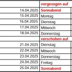 Der digitale Abfuhrkalender informiert über Terminverschiebungen